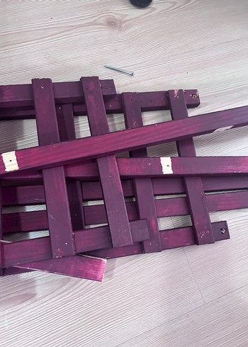 Bordo Koyu Renkli Gardırop Düzenleyici - Görsel 5