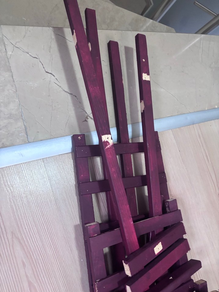 Bordo Koyu Renkli Gardırop Düzenleyici - Görsel 3