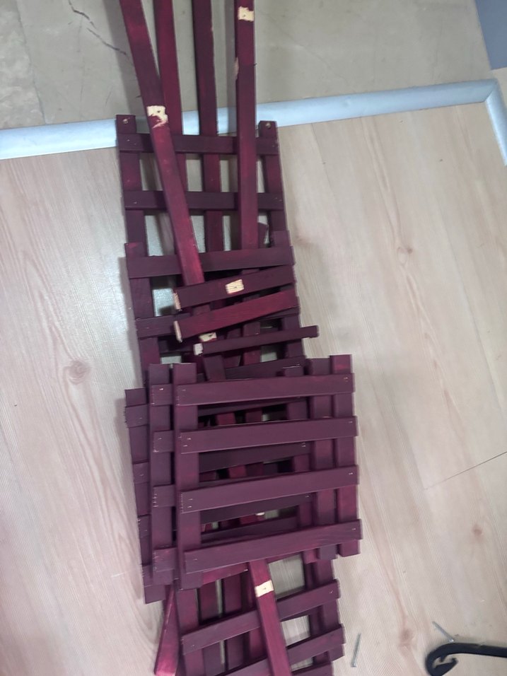 Bordo Koyu Renkli Gardırop Düzenleyici - Görsel 2