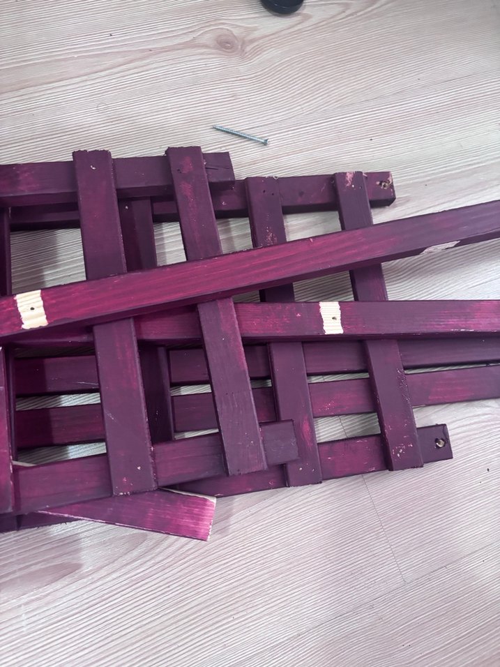 Bordo Koyu Renkli Gardırop Düzenleyici - Görsel 5