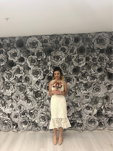 Beyaz nikah söz elbisesi