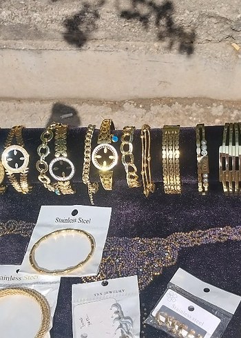 Kadın Vintage Nakışlı Zincir Detaylı El Zinciri - Görsel 15