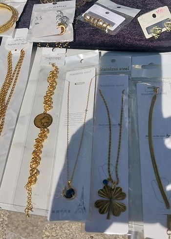 Kadın Vintage Nakışlı Zincir Detaylı El Zinciri - Görsel 12