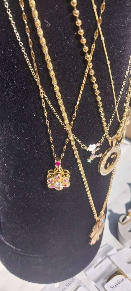 Kadın Vintage Nakışlı Zincir Detaylı El Zinciri - Görsel 3