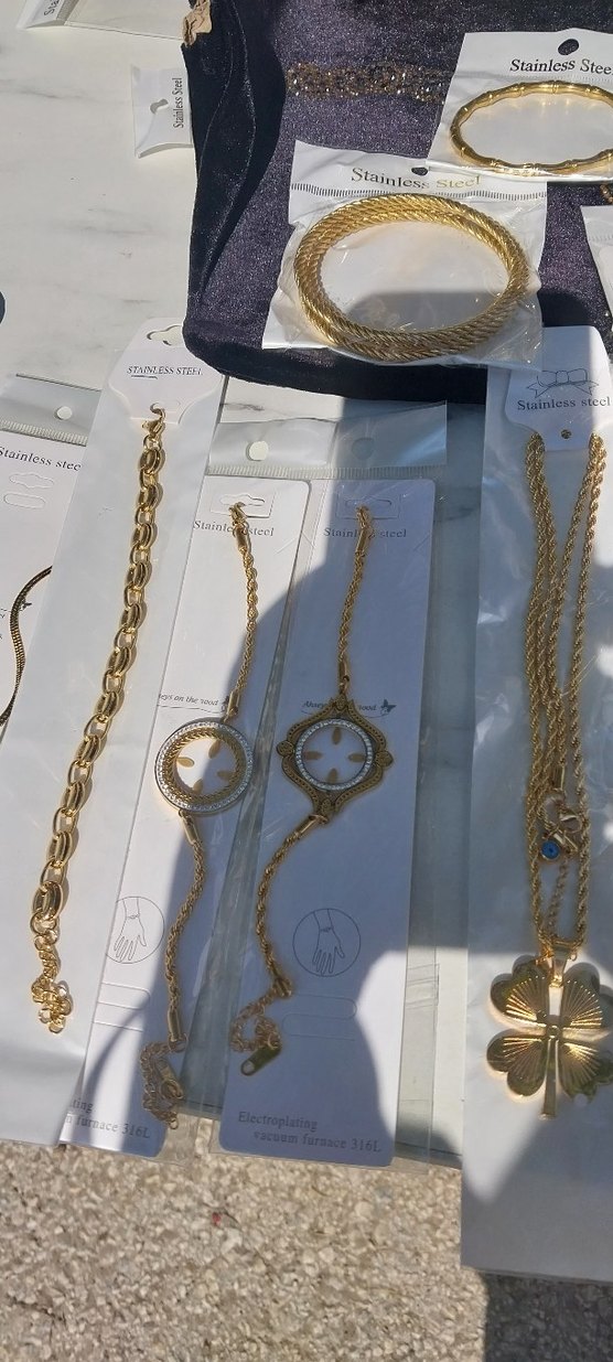 Kadın Vintage Nakışlı Zincir Detaylı El Zinciri - Görsel 5