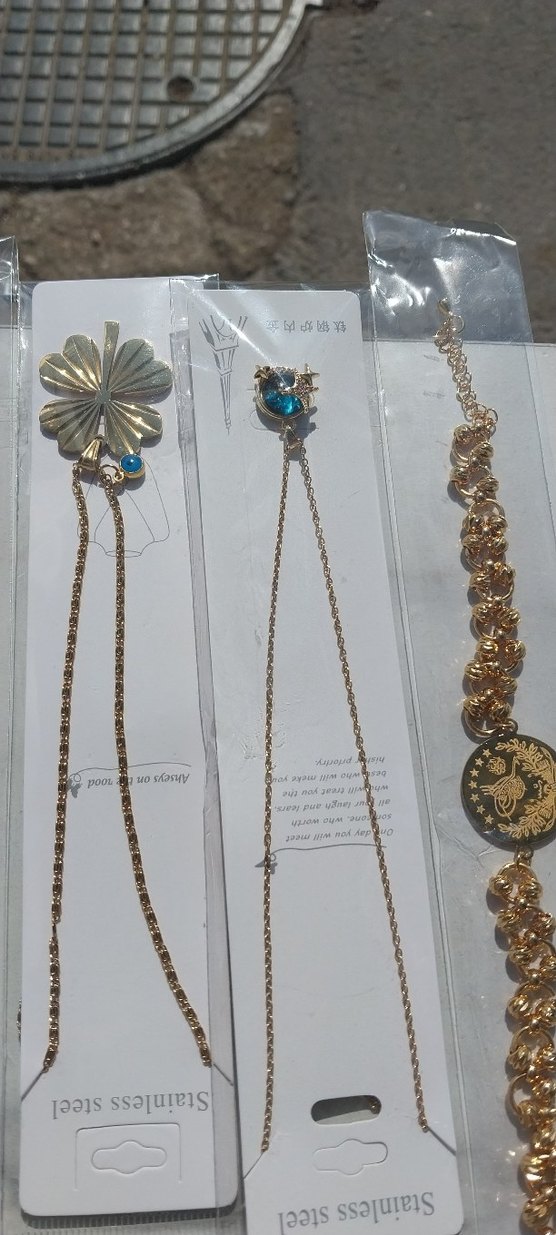 Kadın Vintage Nakışlı Zincir Detaylı El Zinciri - Görsel 2