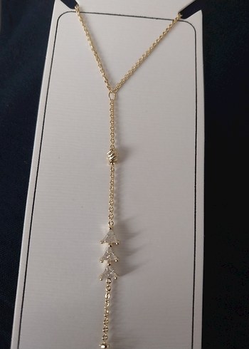 Çelik Altın Renk Zincir Detaylı Kadın El Zinciri - Görsel 4