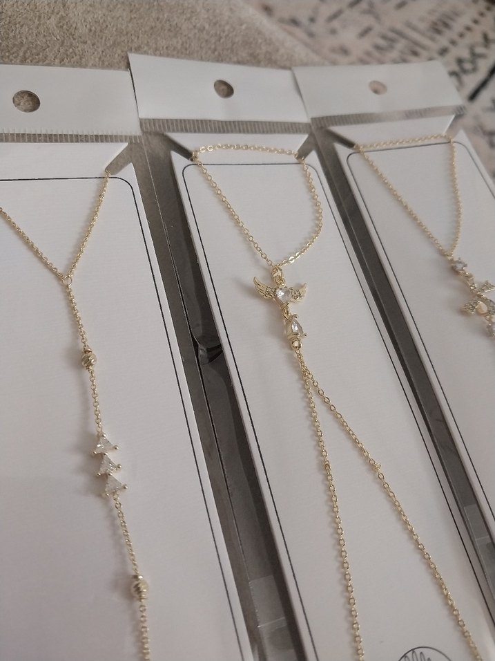 Bohem Zincir Detaylı Altın Renk Kadın El Zinciri - Görsel 3