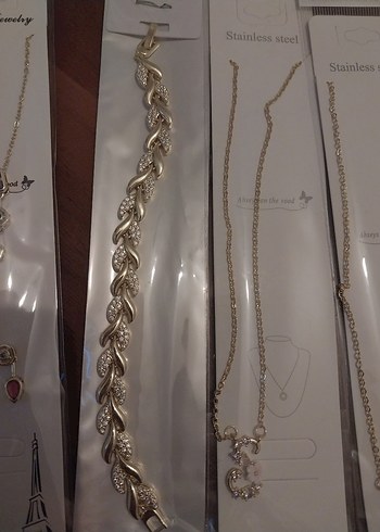 Kadın Altın Renk Zincir Detaylı El Zinciri - Görsel 7