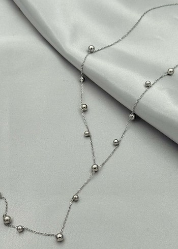 So Chic Çelik İnci detaylı kolye