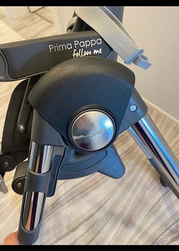 Gri Ayarlanabilir Sırt Destekli Mama Sandalyesi - Görsel 4