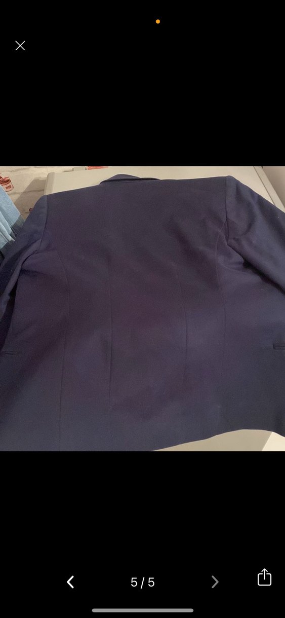 Lacivert Düğmeli Kadın Blazer Ceket - Görsel 2