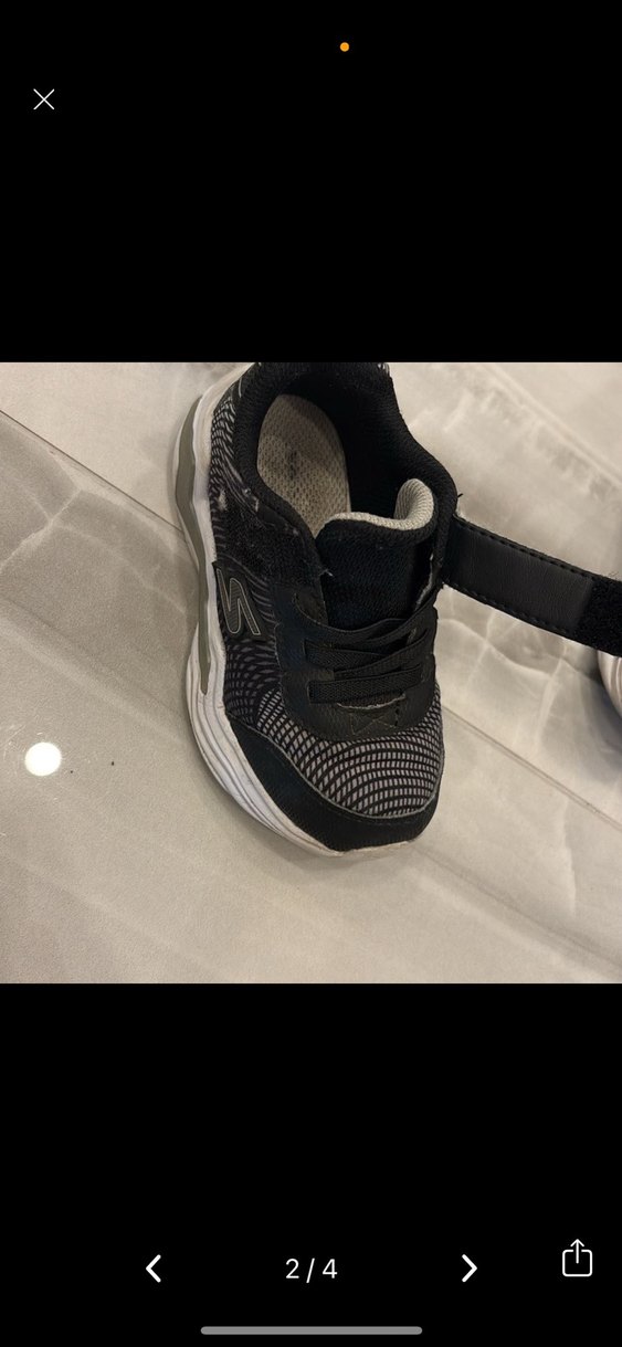 Siyah Gri Yılan Desenli Cırt Cırtlı Basketbol Ayakkabısı - Görsel 3