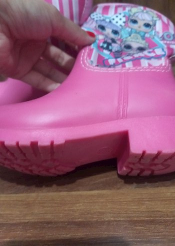 Defacto Pembe Baskılı Kız Çocuk Yağmur Çizmesi