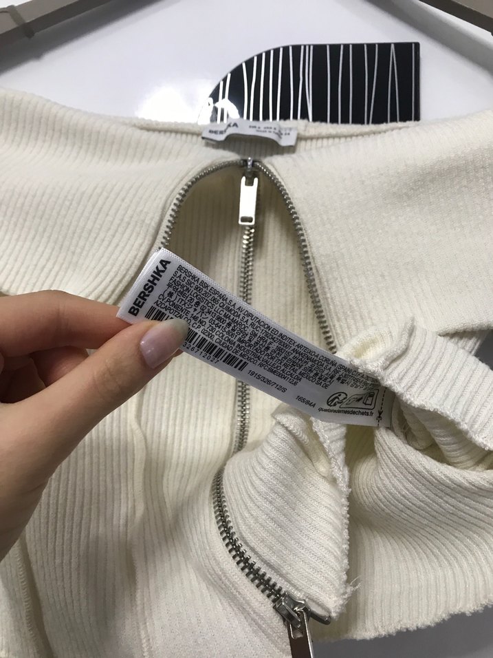 Bershka kayık yaka bluz hırka - Görsel 3