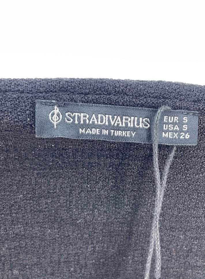 Siyah Straplez Kadın Bluz - Görsel 3