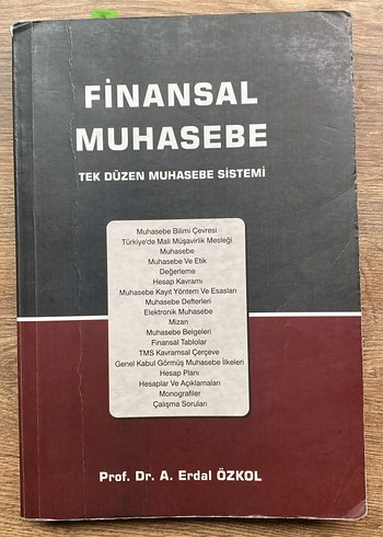 Finansal Muhasebe Tek Düzen Sistemi Kitabı