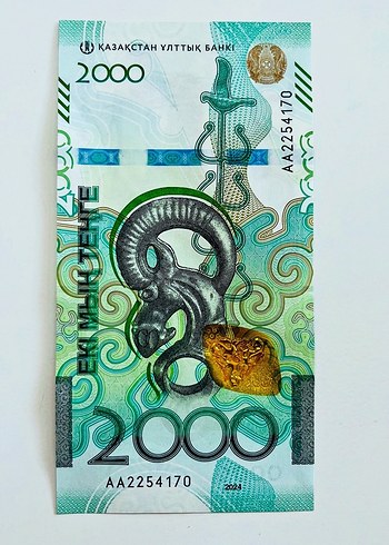 2000 Kazakistan Banknotu koleksiyonluk