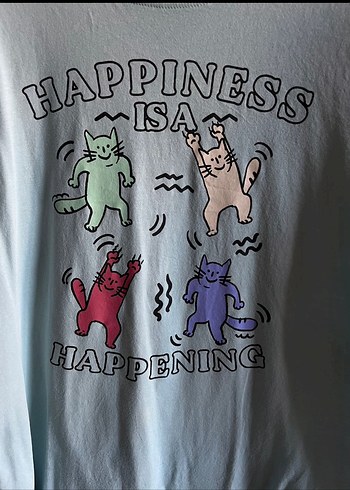 Baskılı Pamuklu Tişört - Görsel 2