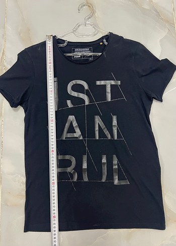 s Beden siyah Renk Mavi İstanbul T-Shirt
