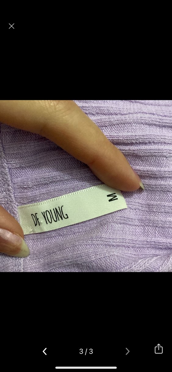 defacto lila crop - Görsel 2