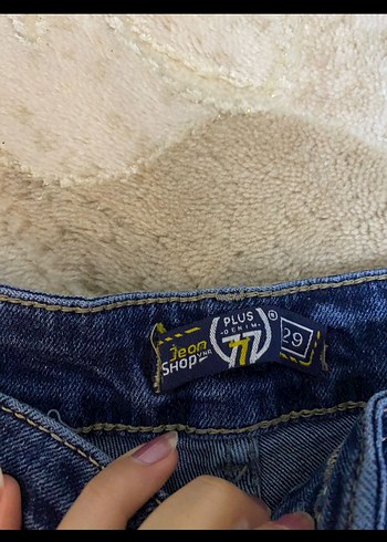 Kadın Lacivert Bol Kesim Kot Pantolon - Görsel 3