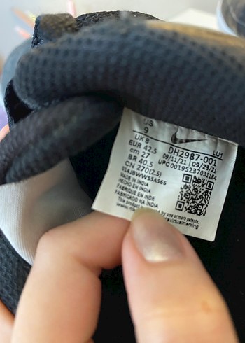 Siyah Bağcıklı Spor erkek Sneakers - Görsel 3