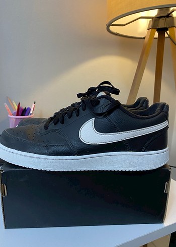 Siyah Bağcıklı Spor erkek Sneakers - Görsel 5