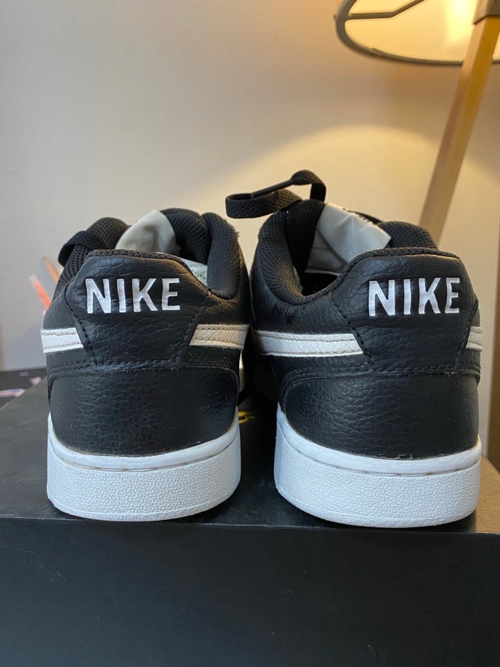 Siyah Bağcıklı Spor erkek Sneakers - Görsel 4