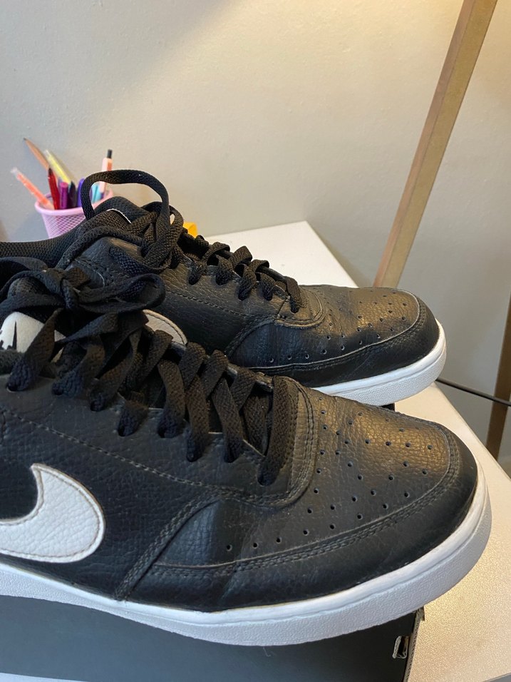 Siyah Bağcıklı Spor erkek Sneakers - Görsel 2