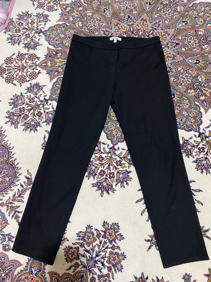 Siyah Kadın Kumaş Pantolon, Normal Boy, Regular Fit - Görsel 2