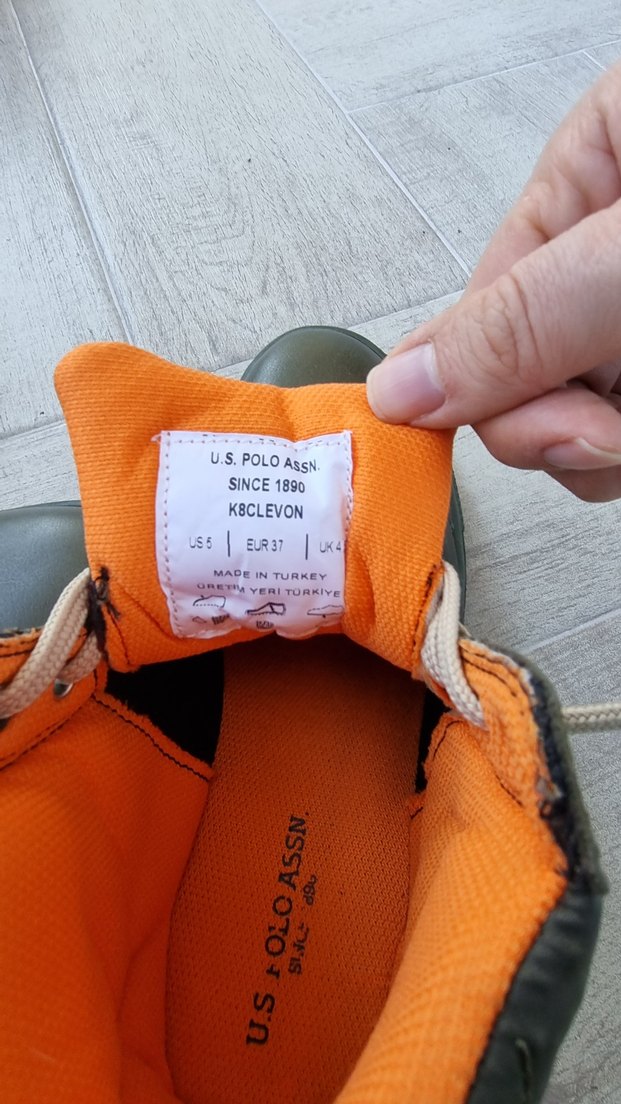 U.S polo(orjinal ) bağcıklı bayan ayakkabısı 37 numara - Görsel 4