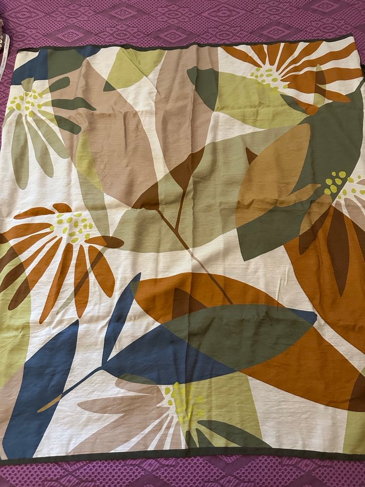 Kadın Bohem Çok Renkli Desenli eşarp 19v69 - Görsel 5