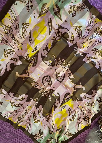 Silk Cashmere eşarp - Görsel 5