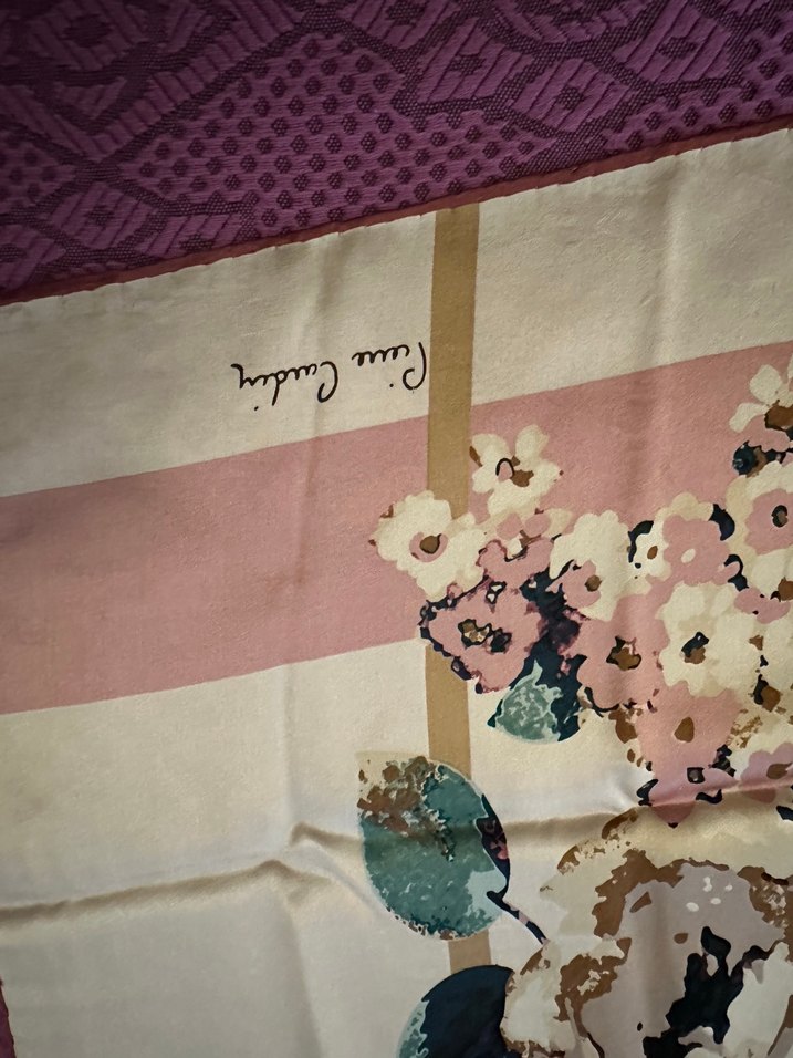 Bej İpek Dokulu Bohem Kadın Eşarp - Görsel 4