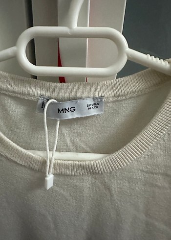 Krem Uzun Kollu Basic Kadın Sweatshirt - Görsel 2