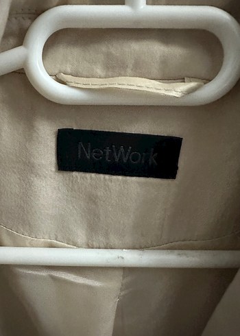 Bej Keten Kadın Blazer Ceket - Görsel 5