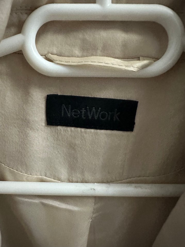 Bej Keten Kadın Blazer Ceket - Görsel 5