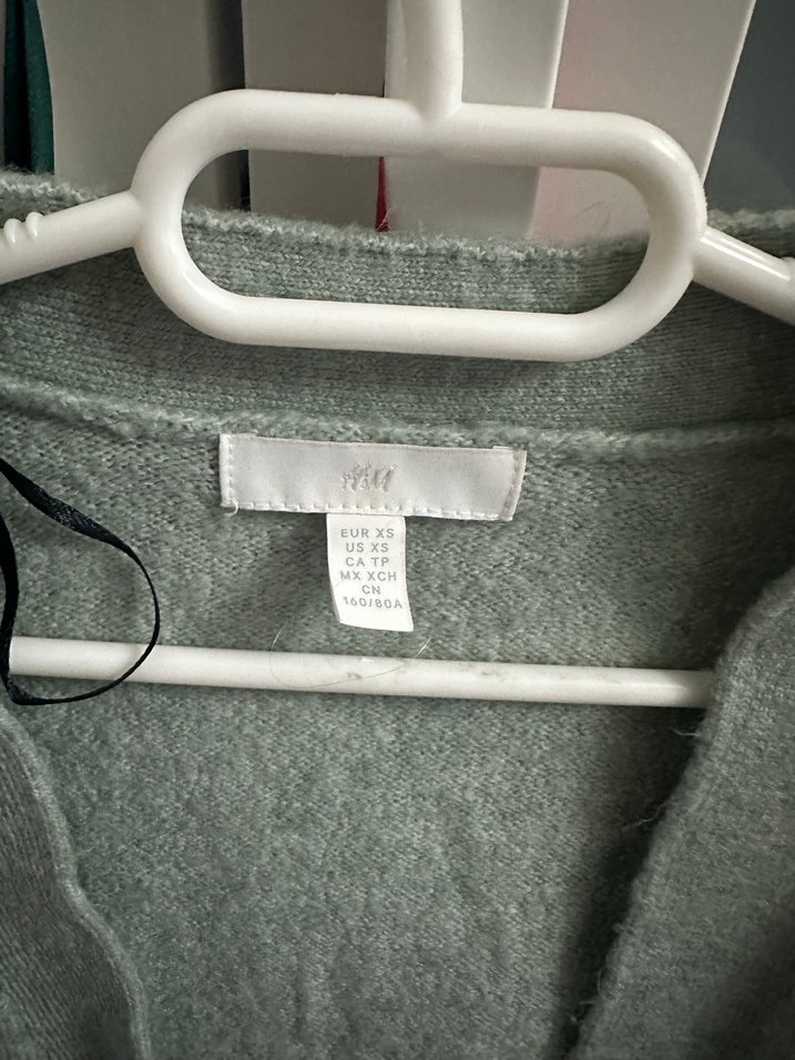 Mint Yeşili Düğmeli Kadın Hırka - Görsel 2