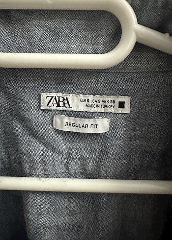 Gri Keten Uzun Kollu Düğmeli Erkek Gömlek - Görsel 2