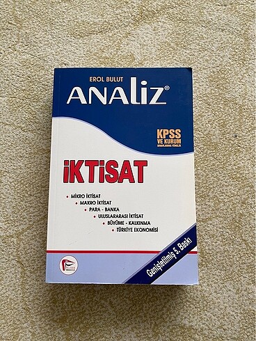 Analiz İktisat-Erol Bulut