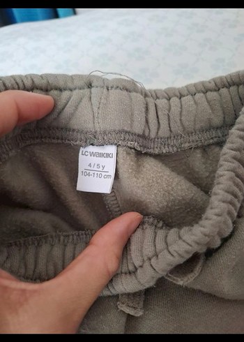 Gri Erkek Çocuk Rahat Kesim Eşofman Altı - Görsel 2