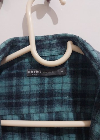 Mavi Gri Kareli Uzun Kollu Erkek Gömlek - Görsel 2