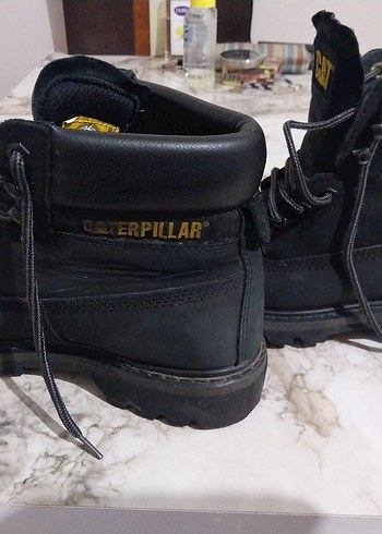 Siyah CAT Erkek Deri Bot - Görsel 4