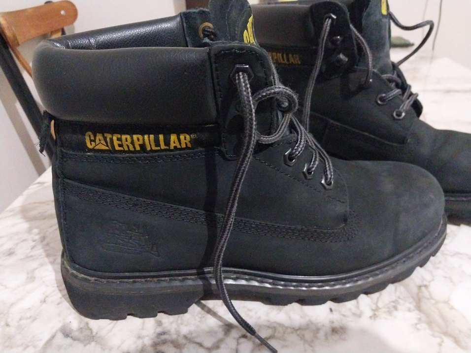 Siyah CAT Erkek Deri Bot - Görsel 2