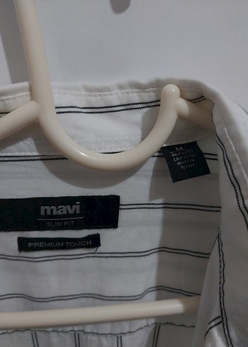 Düğmeli Beyaz Uzun Kollu Erkek Gömlek - Görsel 5