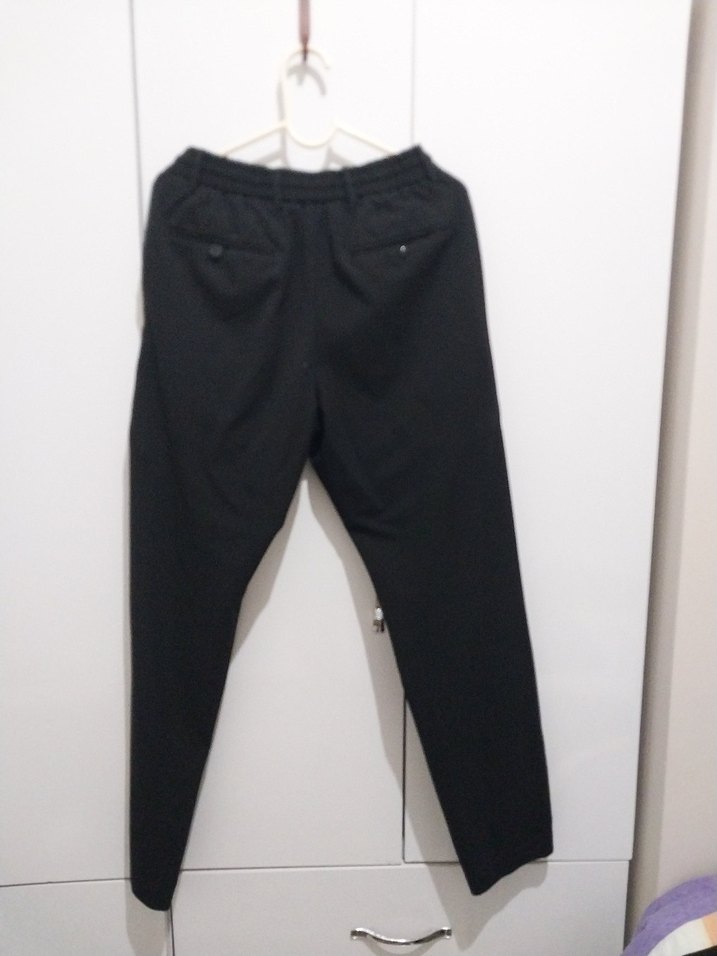 Siyah Erkek Günlük Regular Fit Pantolon - Görsel 5