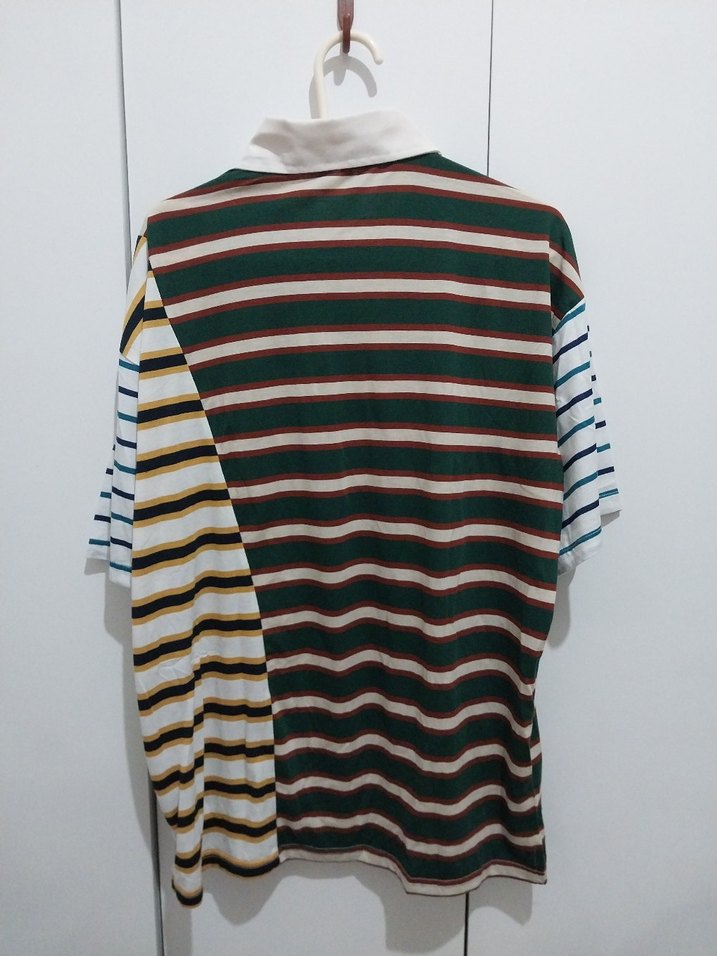 Çok Renkli Erkek Polo Yaka Tişört - Görsel 3