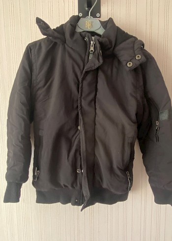 Erkek Çocuk Siyah Mont - Görsel 5