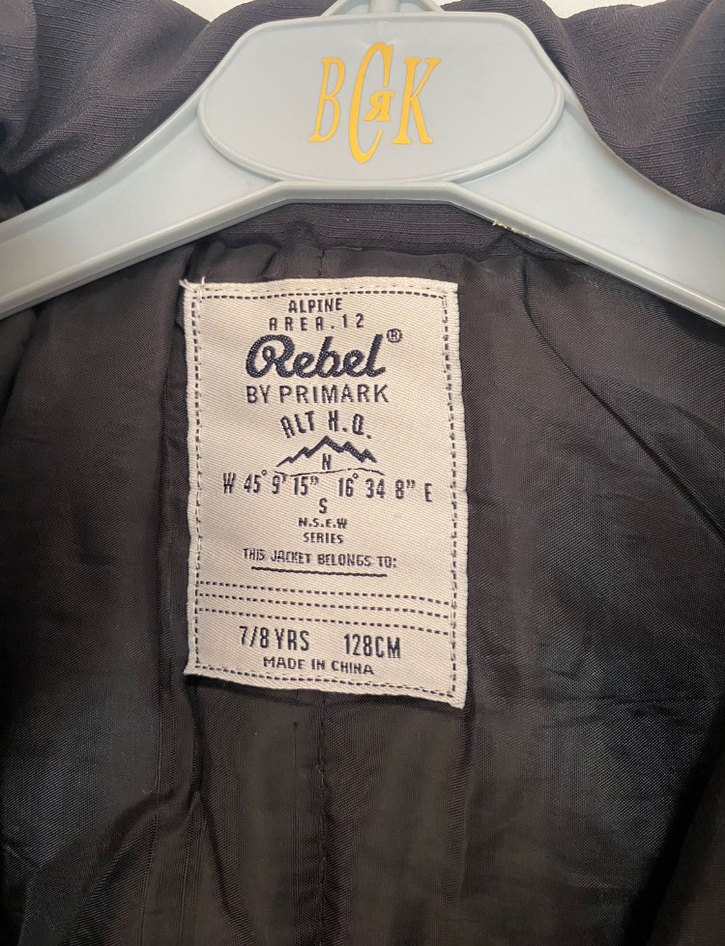 Erkek Çocuk Siyah Mont - Görsel 2